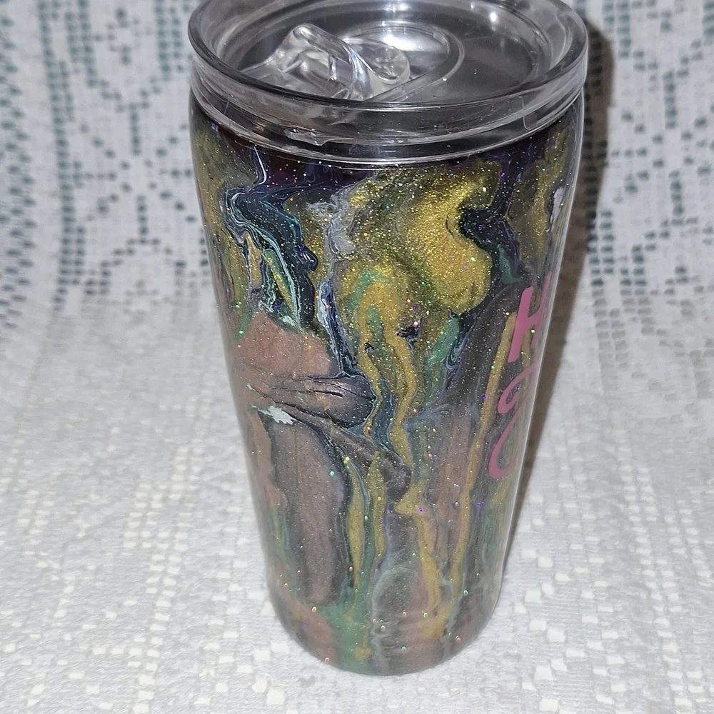 CUSTOM MADE RESIN TUMBLER 
